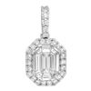 14k Gold 0.69CTW Diamond Pendant, (VS2-SI1/G-H)