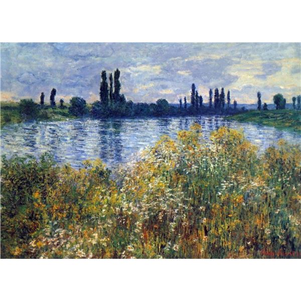 Claude Monet - Seine Shores at Vetheuil