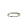 Image 3 : 0.33 ctw Round Brilliant Yellow Sapphires Ring - 18KT White Gold
