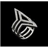 Image 4 : 0.72 ctw Diamond Ring - 14KT White Gold