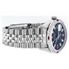 Image 3 : Rolex Mens Stainless Steel Black Baguette Diamond Ruby & 36MM Datejust Wristwatc