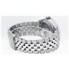 Image 4 : Rolex Mens Stainless Steel Black Baguette Diamond Ruby & 36MM Datejust Wristwatc