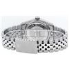 Image 5 : Rolex Mens Stainless Steel Black Baguette Diamond Ruby & 36MM Datejust Wristwatc