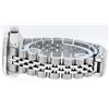 Image 7 : Rolex Ladies 26 Stainless Steel Green Pyramid Diamond Datejust Wristwatch Servic