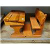Image 3 : wooden school desk for dolls
