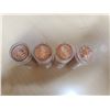 Image 2 : 4 rolls of pennies 1959, 60, 61, 62