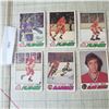 Image 13 : 6 1977 OPC O-PEE-CEE NHL Hockey cards Flames, Black Hawks, Barons