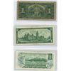 Image 2 : 1937, 1967, 1973 Canadian 1 Dollar Bills - 3 Bills