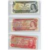 Image 1 : 1973 Canadian 1 Dollar Bill, 1974 Canadian 2 Doolar Bill and 1975 Canadian 50 Dollar Bill
