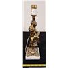 Image 1 : Lamp Base Cherub Gold Coloured