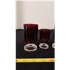 Image 5 : Luminarc Ruby Red Glassaware 39 Pcs.