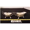 Image 3 : Silver Plated Footed Cream & Sugar Set