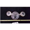 Image 3 : Clear / Engraved Candelabra  - Depressionware?