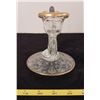 Image 4 : Clear / Engraved Candelabra  - Depressionware?
