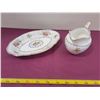 Image 3 : Royal Albert Petit Point Gravy Boat & Tray