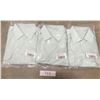 Image 1 : 755 - 3 New Canadian Forces dress shirts, light green, size 17,34
