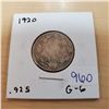Image 1 : 1920 canada 25 cents .925