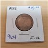 Image 1 : 1935 canada 25 cents