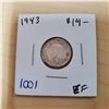 Image 1 : 1943 canada 10 cents ef