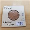 Image 1 : 1946 arrowhead canada 5 cents