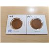 Image 1 : 1918 + 1919 one cent