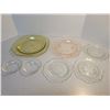 Image 6 : Depression glass - pink royal lace, yellow Madrid *7 pieces*