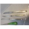 Image 2 : Cutlery - 1950's "community" silverware, salad serving, Bakelite steak knives, 4 glo-hill *34 pieces