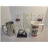 Image 1 : Beer Steins & curling trophy - 6 pieces