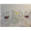 Image 4 : Beer Steins & curling trophy - 6 pieces