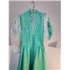 Image 2 : Green vintage dress (medium) + scarf & beads