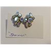 Image 1 : 1 pair signed 'Sherman' earrings