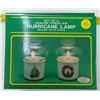 Image 5 : Set of 2 - Porcelain Hurricane Lamps