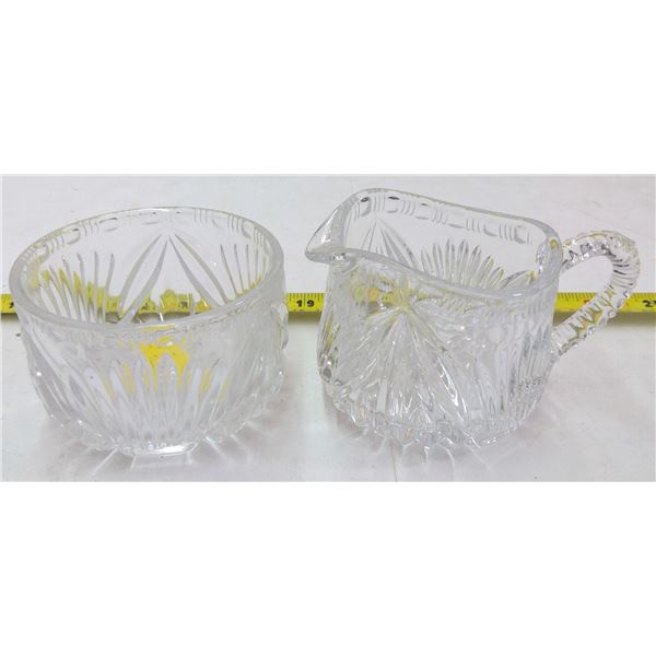 Cream & Sugar Set - Glass