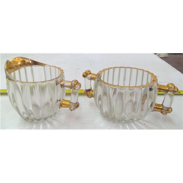 Cream & Sugar Set - Glass