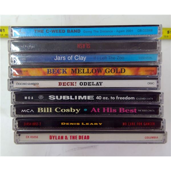 Lot of 9 CD's