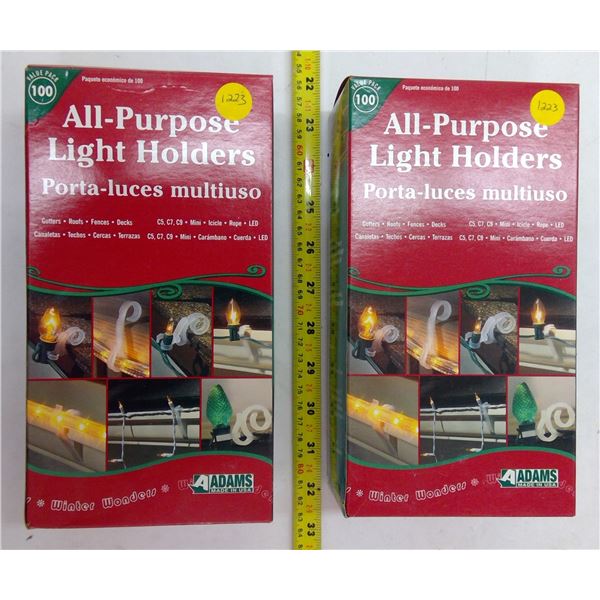 2 - Boxes All Purpose Light Holders
