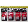 Image 1 : 4 NEW Padlocks with Keys