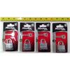 Image 1 : 4 NEW Padlocks with Keys