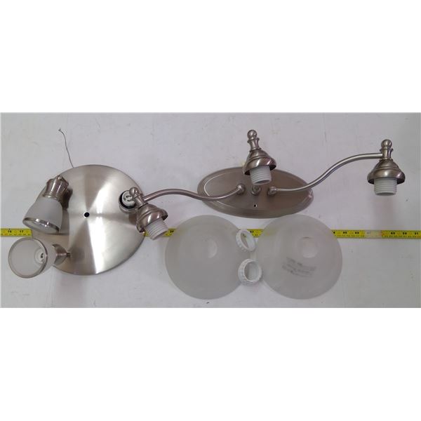 Light Fixture Pieces and Parts Assorted