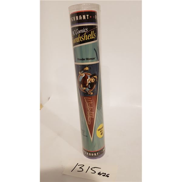 DC Bombshells WONDER Woman Pennant - 30"X12" NEW