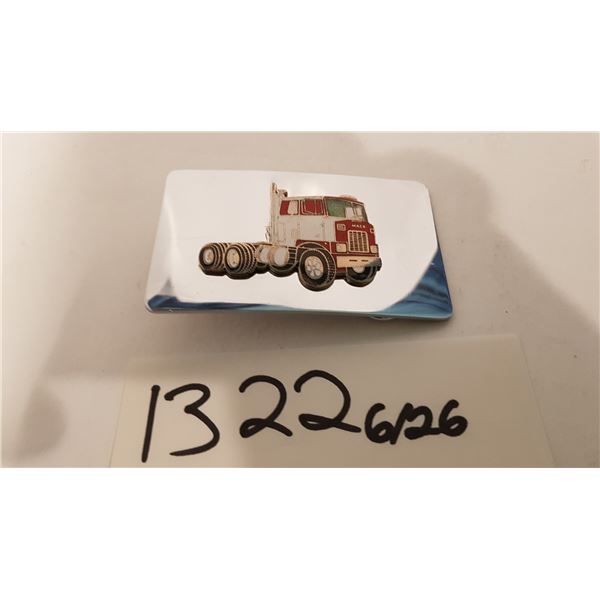 Mac Truck Metal Belt Buckle
