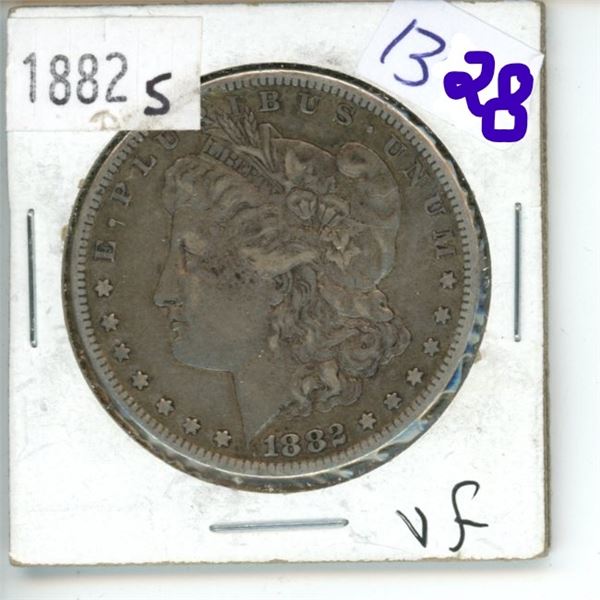 1882S  US Morgan Silver Dollar Coin