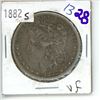 Image 1 : 1882S  US Morgan Silver Dollar Coin