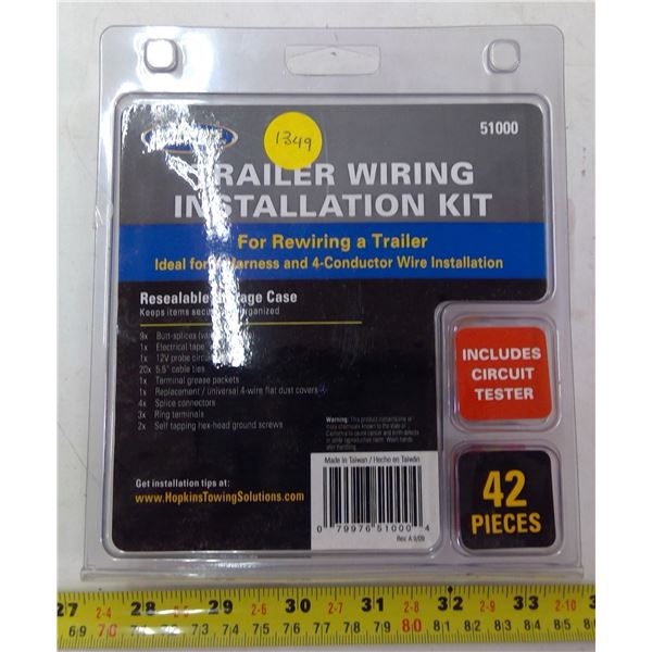 NEW Trailer Wiring Installation Kit