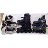 Image 1 : Lot of 1 Pair CCM Skates & 2 Pairs Roller Blades - sizes unknown