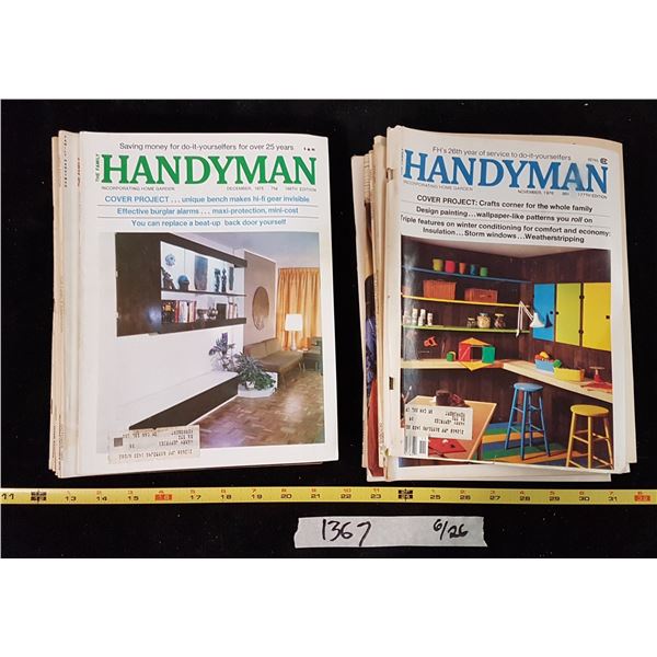 Lot 20 Handyman Magazines