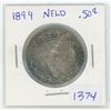 Image 1 : 1899 NFLD 50 Cent Coin