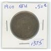 Image 1 : 1900 NFLD 50 Cent Coin