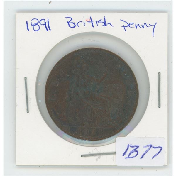 1891 British Penny