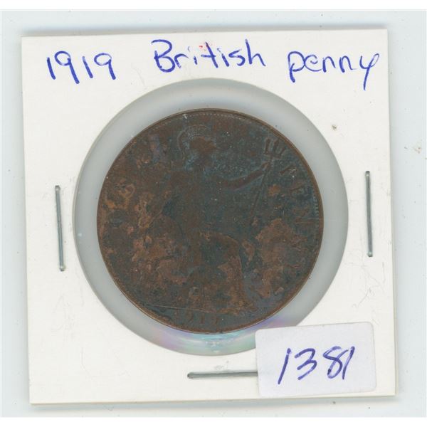 1919 British Penny